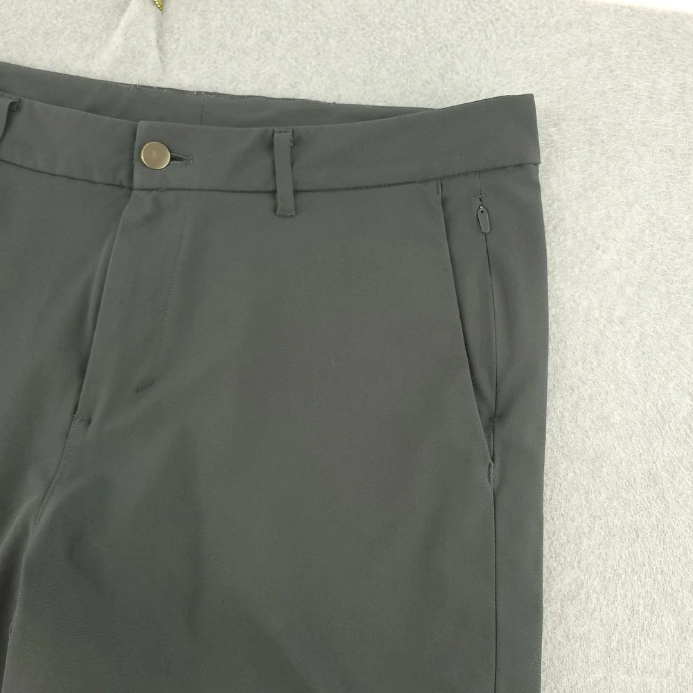 Lululemon Pants Mens 36x30 Green Chino Microfiber Stretch Slim Fit Casual Office
